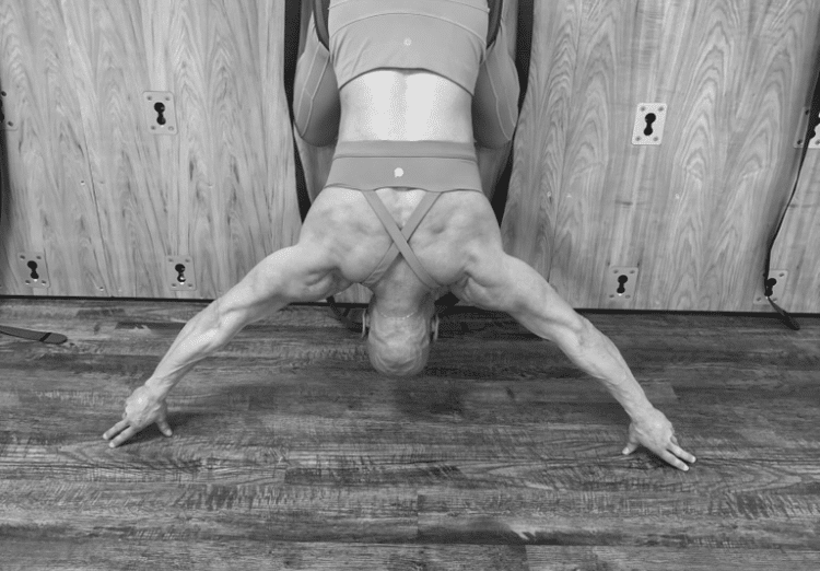 B&W Yoga Wall